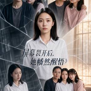 屏幕裂開后，她幡然醒悟