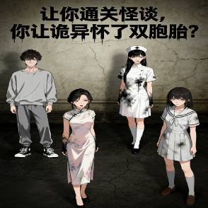 让你通关怪谈，你让诡异怀了双胞胎？