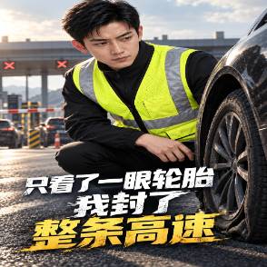 只看了一眼轮胎，我封了整条高速